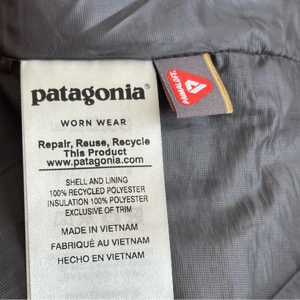 Patagonia Men’s Nano Puffer Vest Jacket Size L Forge Grey Lightweight Full Zip - Picture 11 of 11
